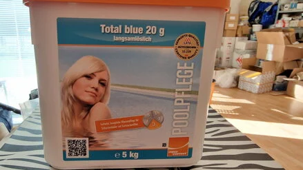 Total Blue – apă cristalină, 50 tablete / 1 kg